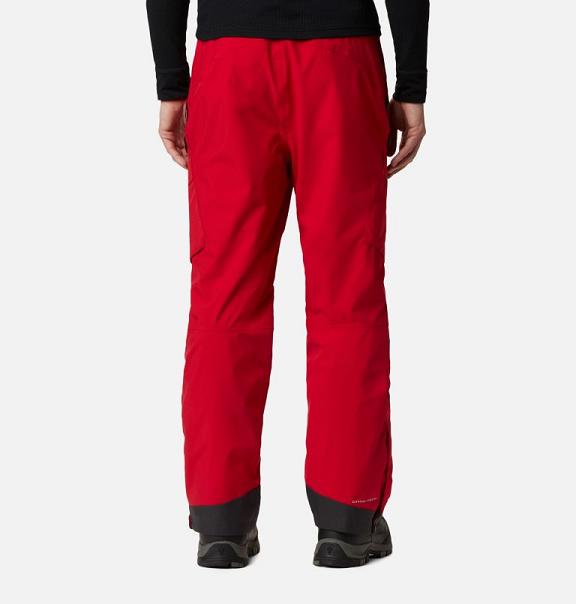 Columbia Powder Stash Ski Pants Red For Men's NZ82971 New Zealand